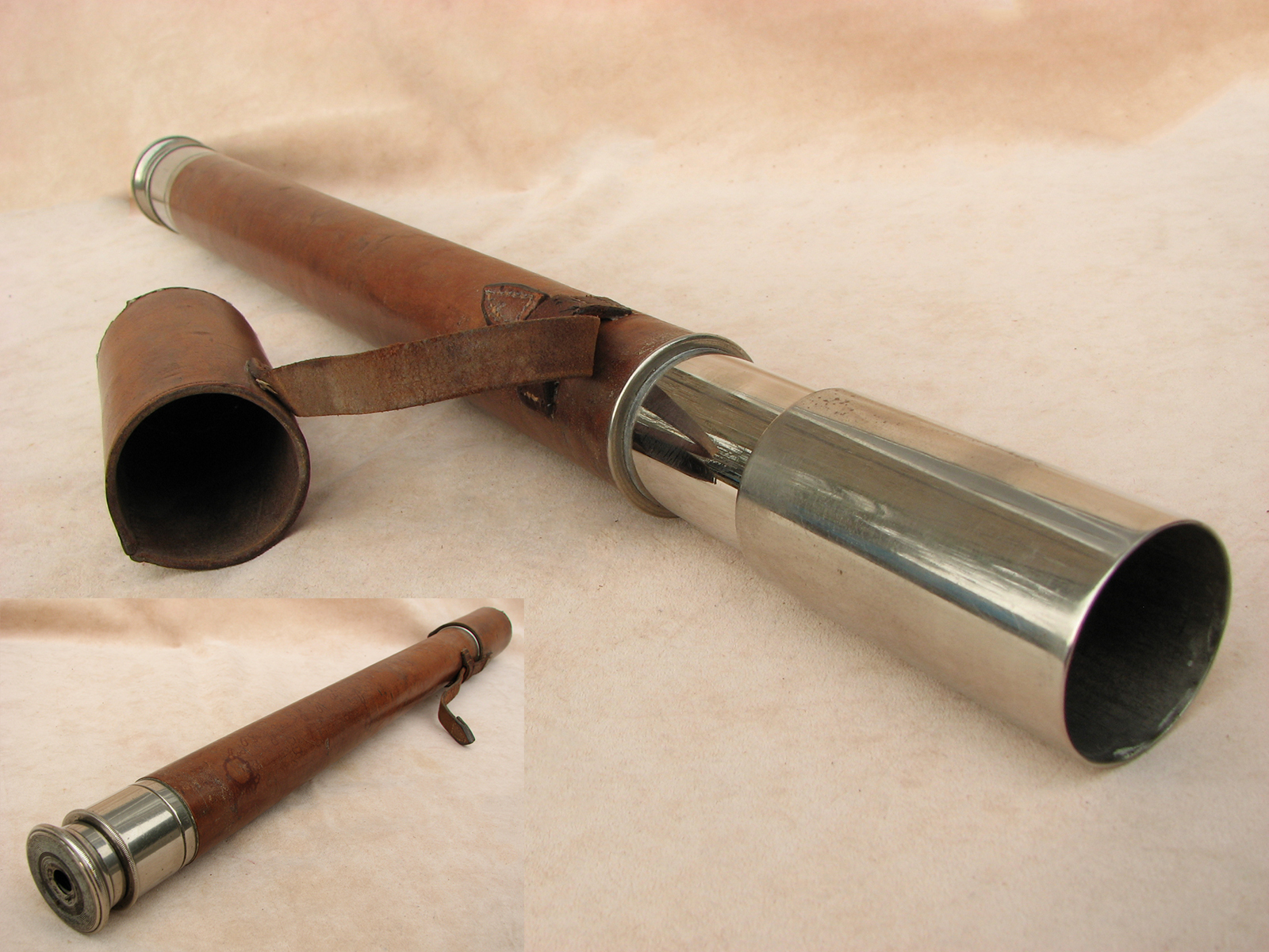 Early 20th Century single draw Officer of the Watch telescope